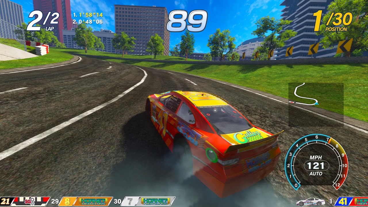 [Daytona USA Championship] Metro City (AT) [3m 53s 960ms]