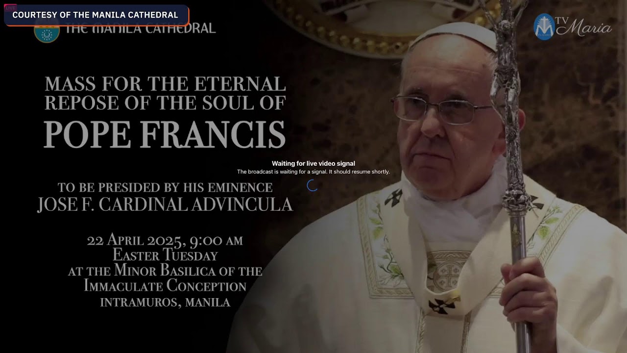 LIVE: Manila Cathedral holds Mass for Pope Francis