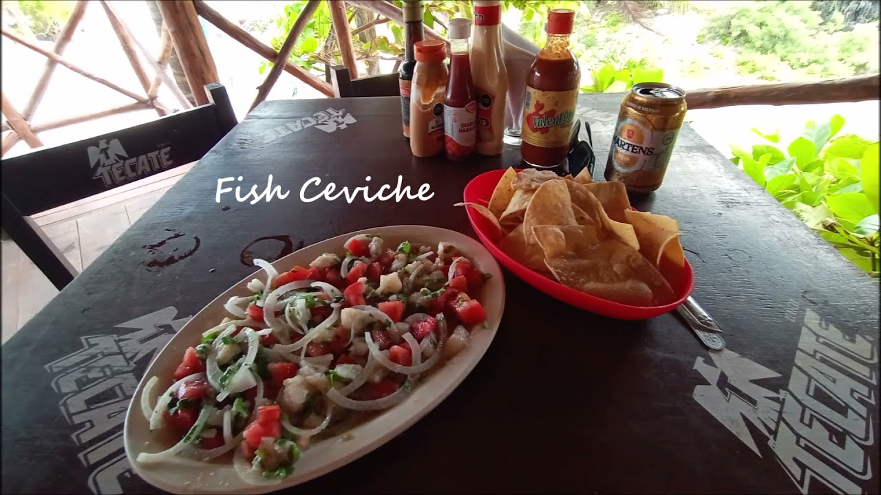 Lunch at La playa Xpu Ha  With a surprising guest!!
