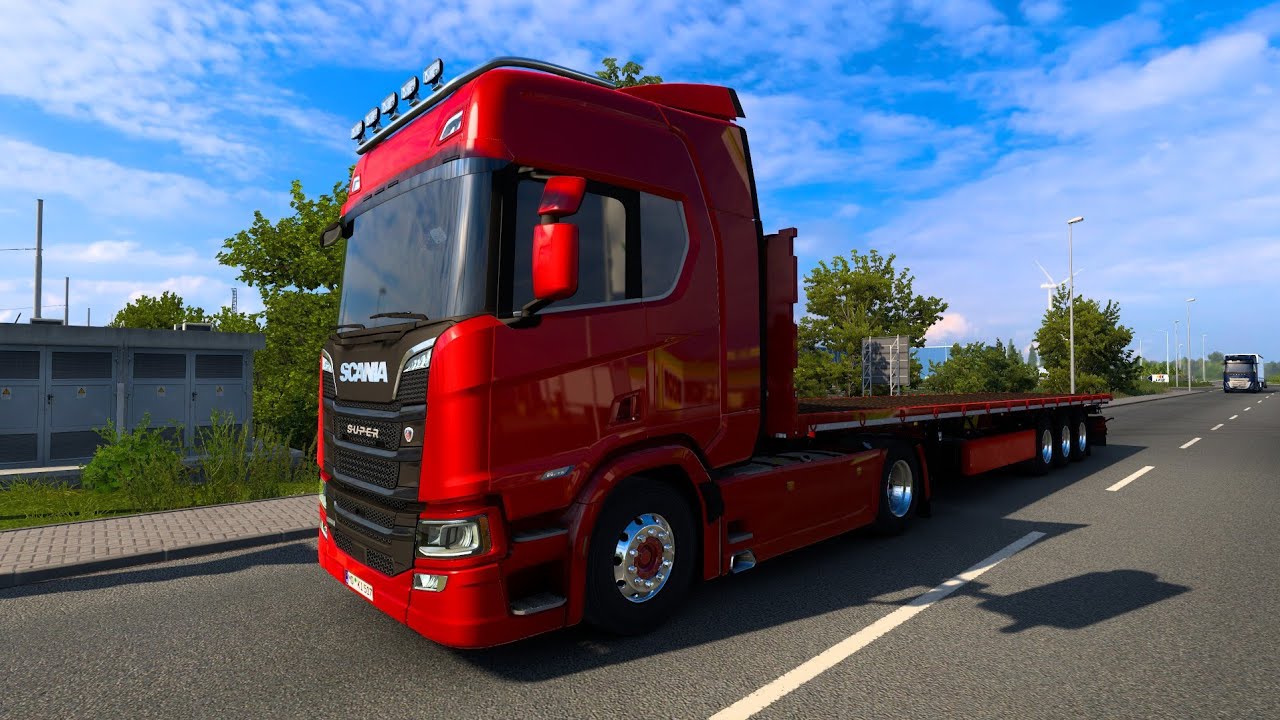 ETS2 全新SUPER車頭 超漂亮的油耗｜ETS2 1.57