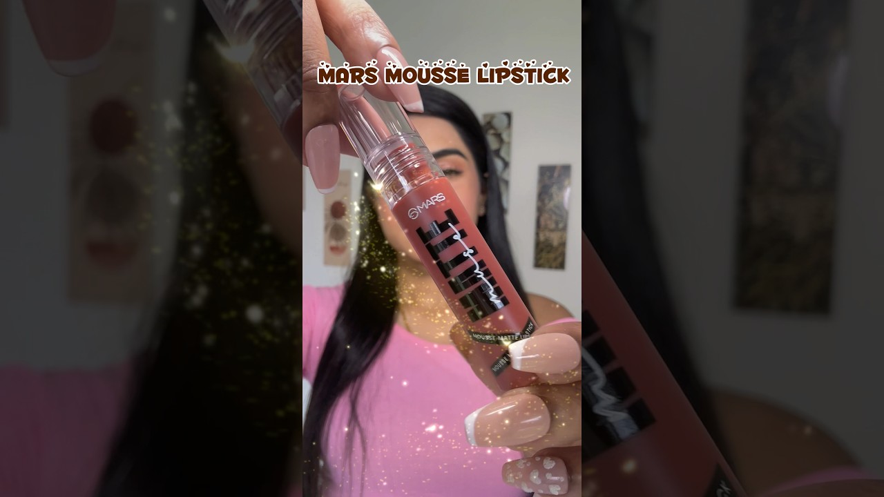 MARS Matte Muse &ldquo;Celebrity&rdquo; 💋 | Creamy Mousse Lipstick Review ₹299/- #mars #celebrity #mousse
