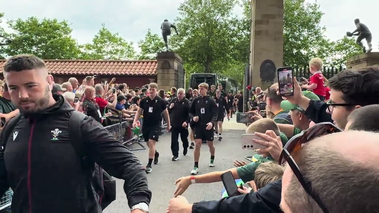 Twickenham Stadium| South Africa Vs Wales Rugby Players Walking in