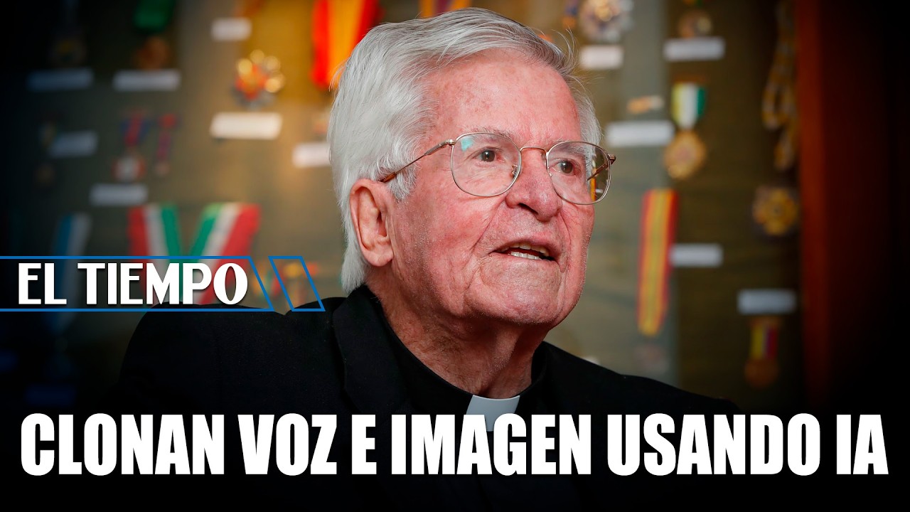 Ciberdelincuentes usan IA para clonar voz e imagen del padre Diego Jaramillo | EL TIEMPO
