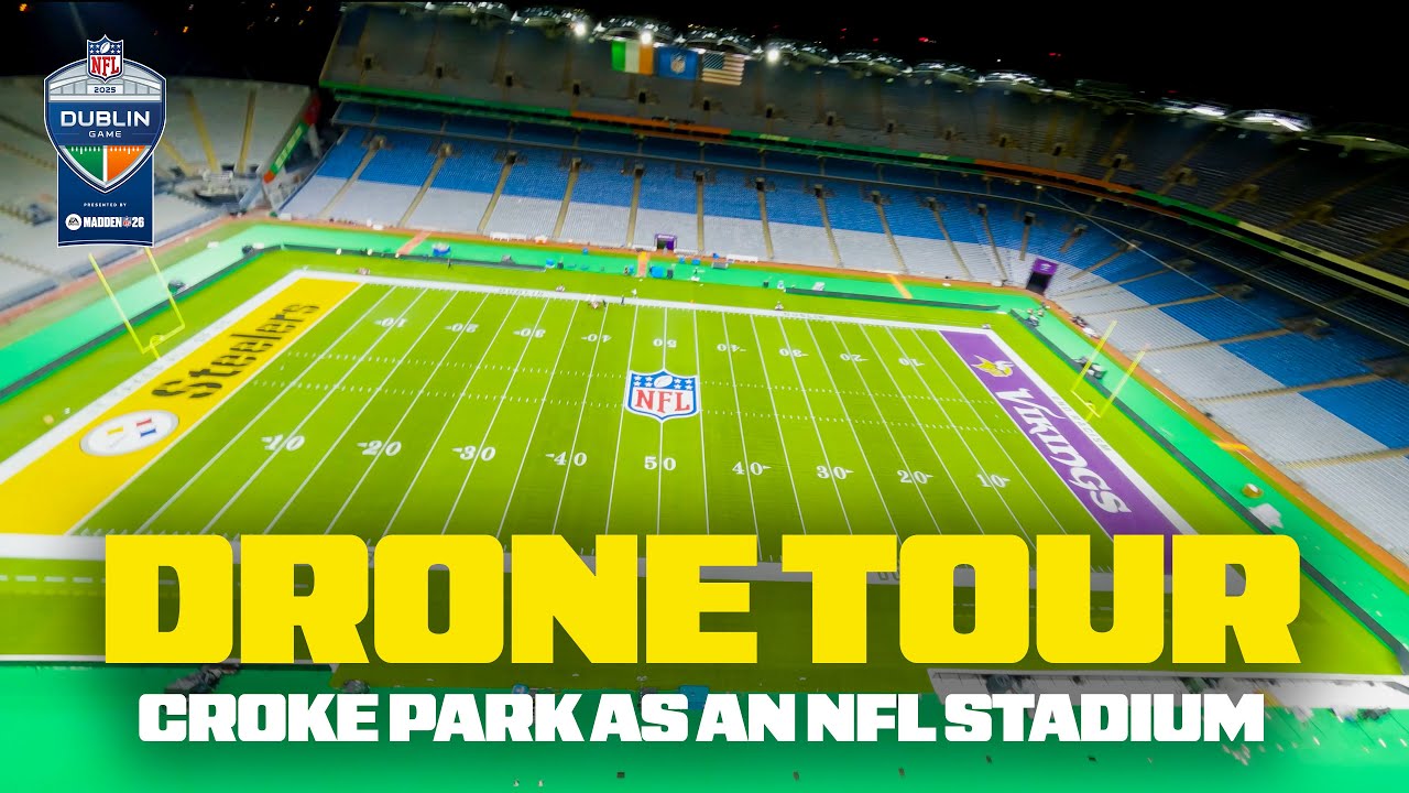 EPIC Drone Tour Of Croke Park As An NFL Stadium |  | NFL UK & Ireland