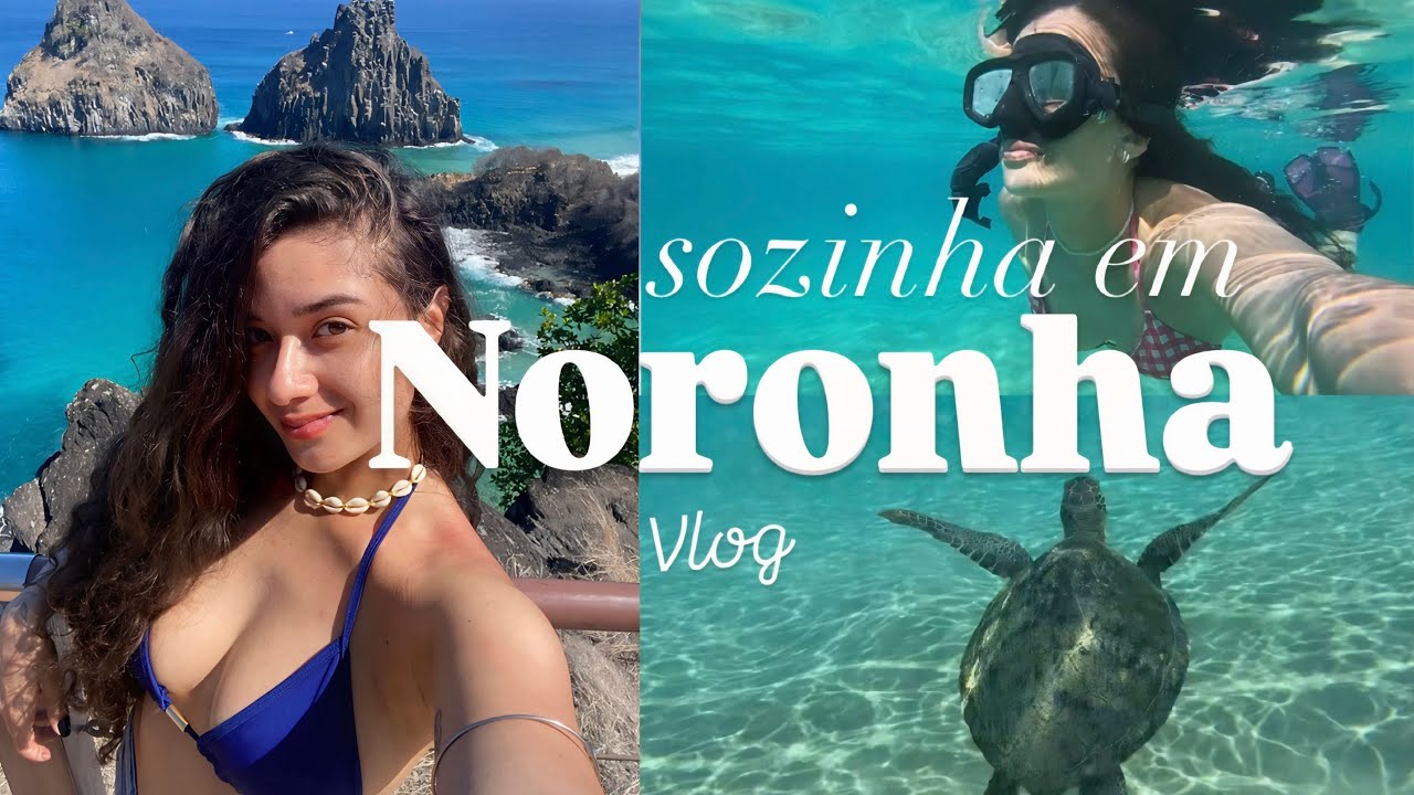 fui sozinha para Fernando de Noronha 🇧🇷 | Vale a Pena? Praias, Snorkel, Golfinhos, Naufrágio