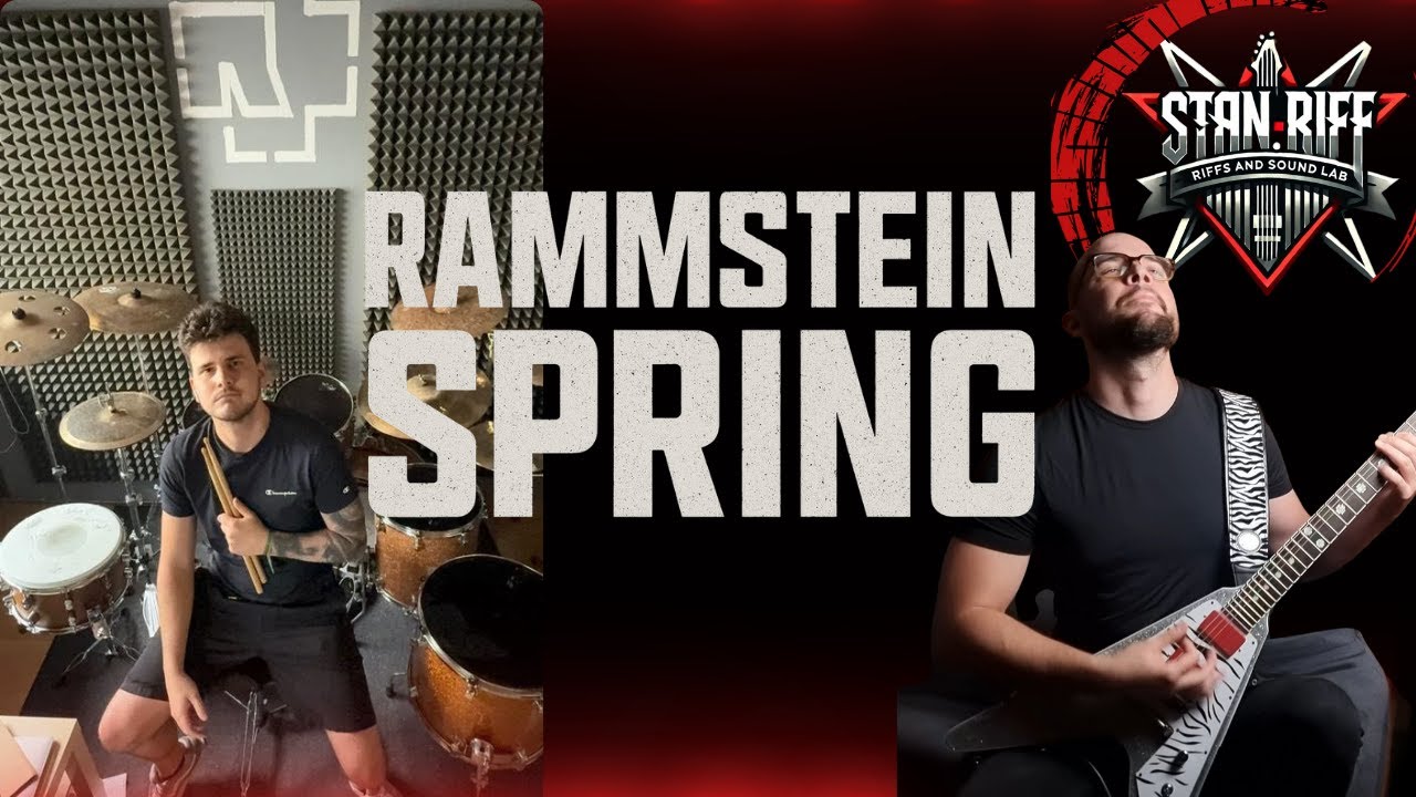 Rammstein - Spring ft Krzyzzu | Drum-Guitar Cover