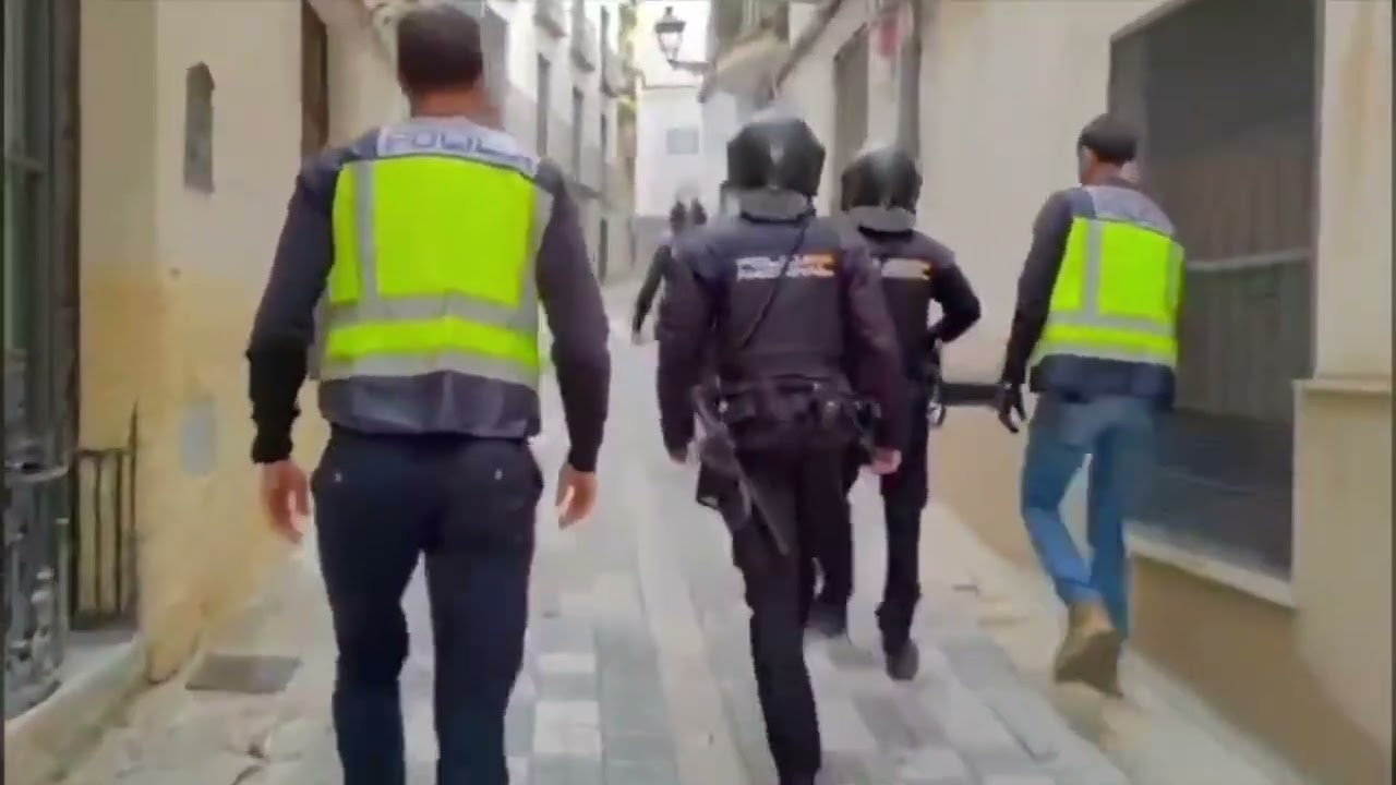 Imágenes de la operación 'Basse-Obispo' en Jaén capital.