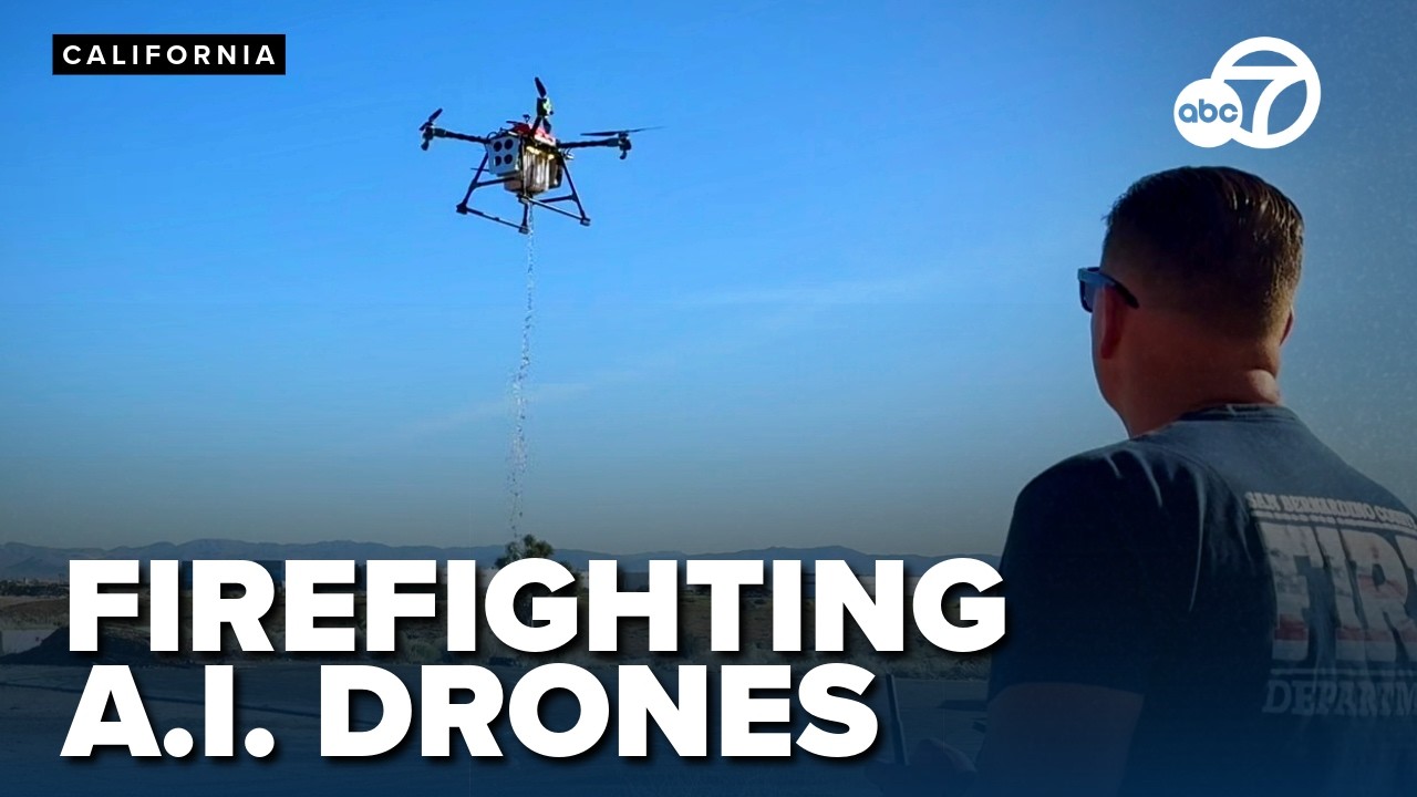 New AI drones to enhance firefighting operations in California