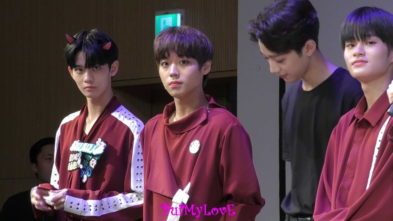 180610 Wanna One Undivided Fansign - Jihoon Focus