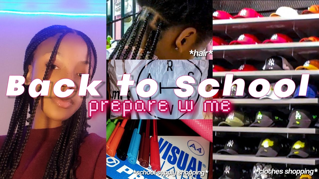 PREPARING FOR BACK TO SCHOOL| hair; school shopping etc. || South African Youtuber