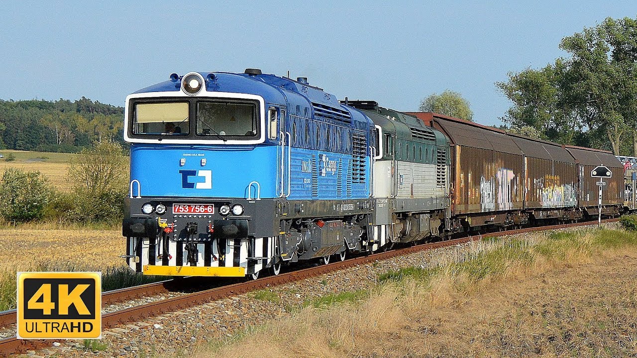 Nákladní vlaky (odklony) pro Škoda auto Mladá Boleslav na traťi 063 a 064 (20.-26.7.2018)