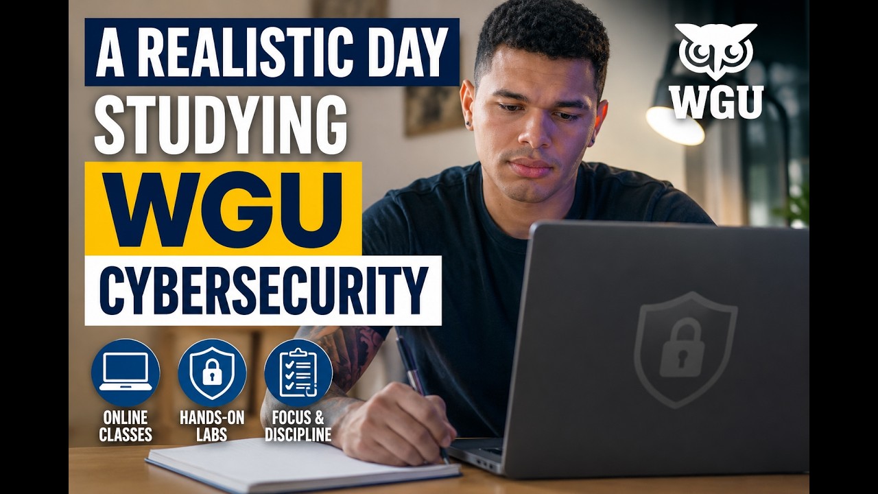 My Real WGU Cybersecurity Study Routine (No BS)