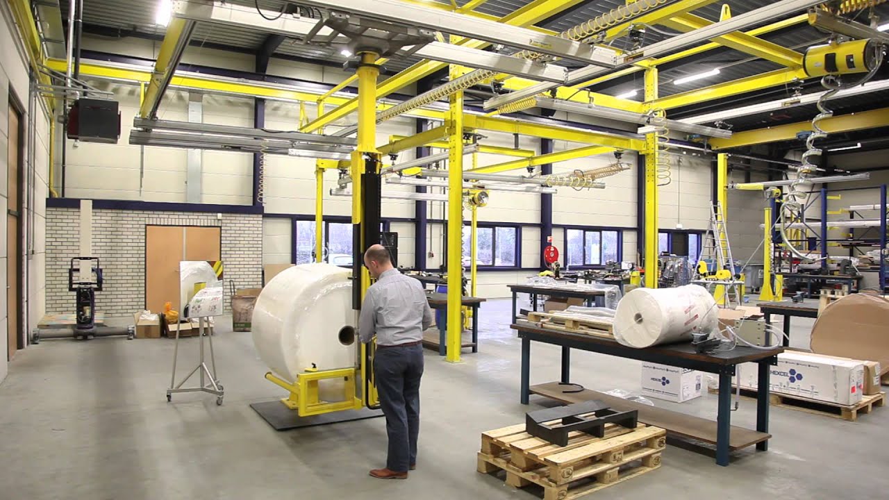 Roll Handler for heavy rolls, Dotec Liftassist, Roll Lifter