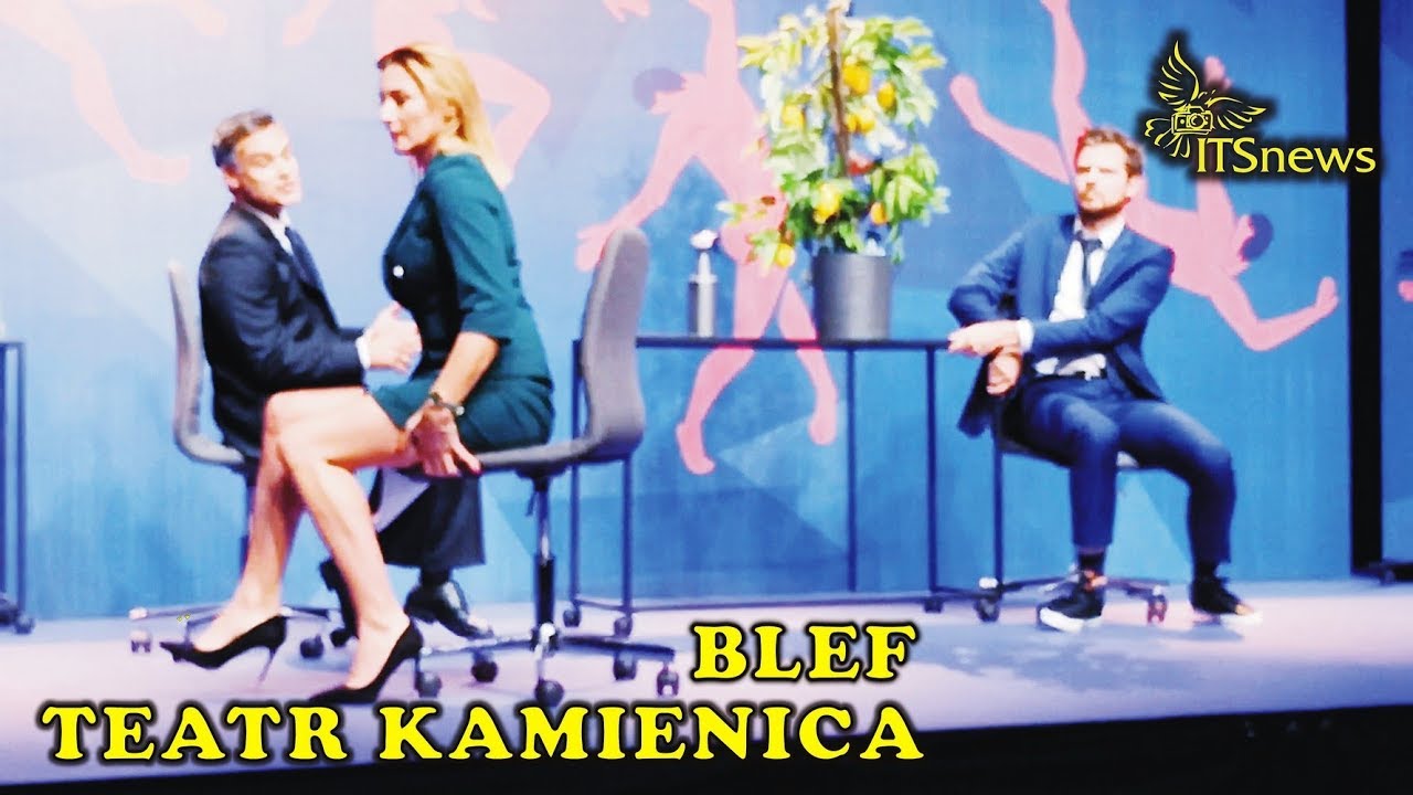 Teatr Kamienica. Blef Próba. Jan Wieczorkowski, Kamil Kula, Ilona Wrońska.