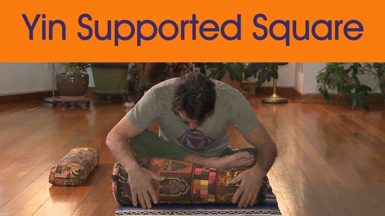 Yin Supported Square Posture - Great for Sciatica