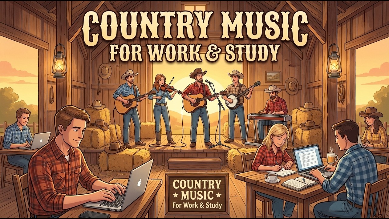 🇺🇸 Texas Country Music for Work & Study 🎵 Happy Background Music (With Lyrics) #2