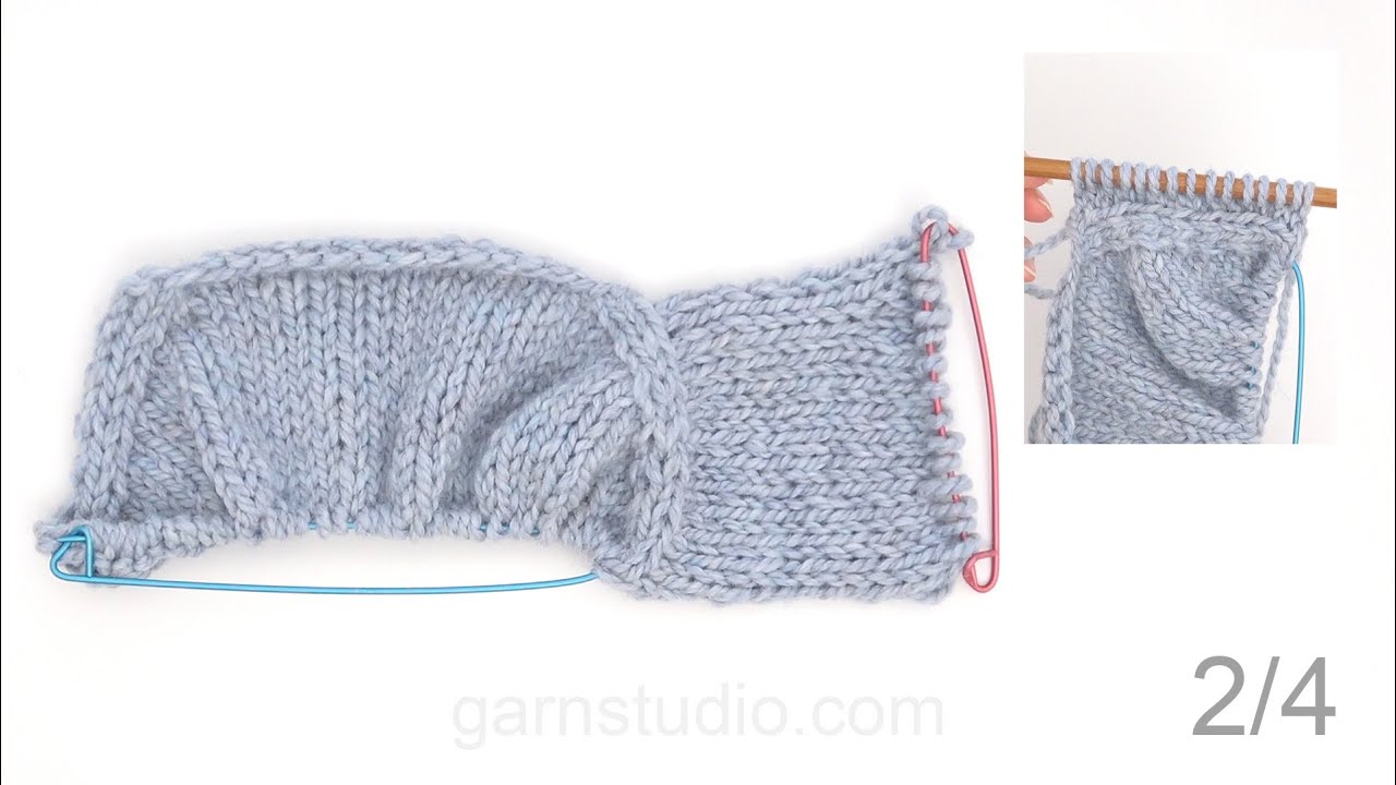 How to work an European yoke with raglan-increases. Part 2 - Shoulders