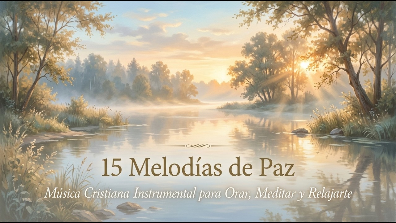 “Música Cristiana Instrumental para Orar, Meditar y Relajarte – 15 Melodias de Paz”