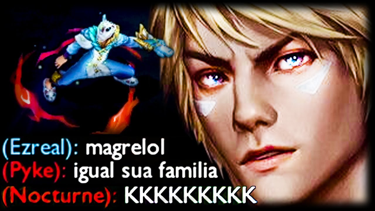 FIZ EZREAL 1 HIT E FUI CAÇADO A PARTIDA TODA KKKKKKKKKK