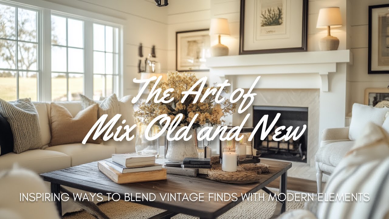 Vintage Finds: How to Mix Old & New for a Timeless Home Look 🏡✨