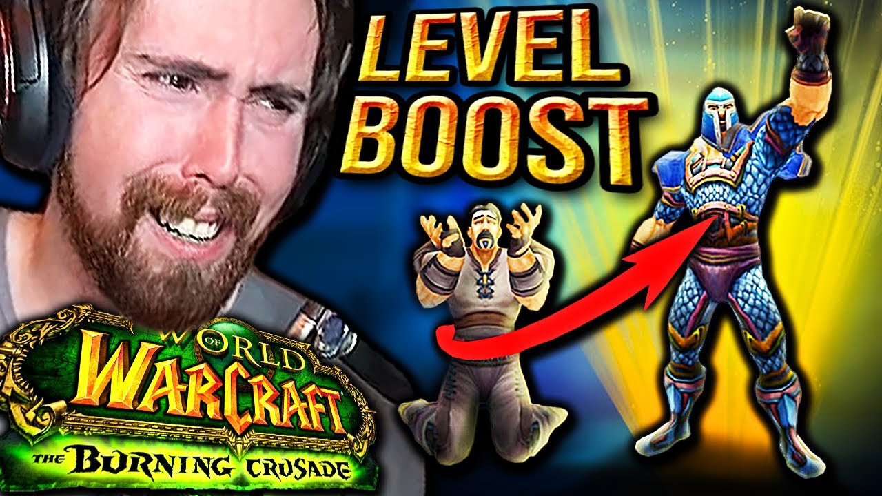 Asmongold Tries Classic TBC New Boosted Character 