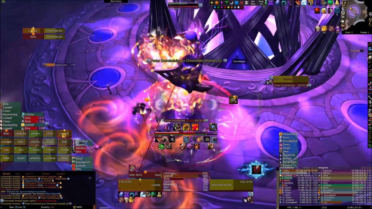 EoE US Sargeras - Mythic: Chronomatic Anomaly