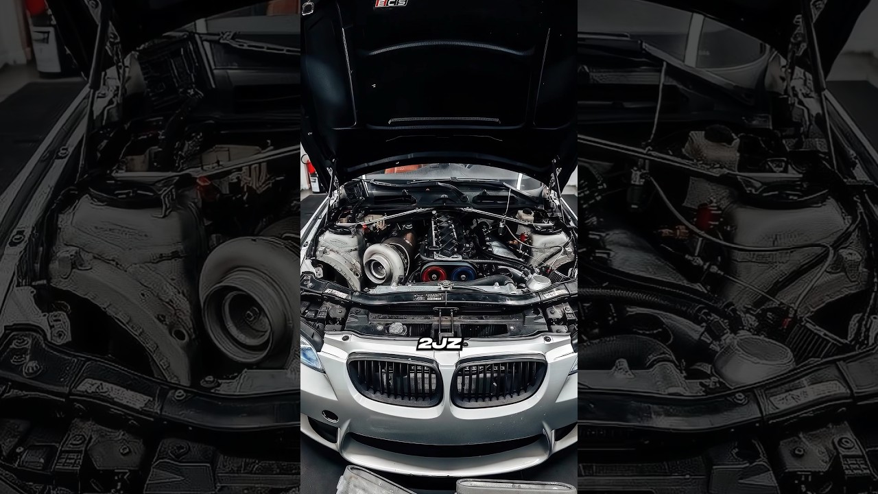Знаменитый своп BMW 335i 2JZ 😳 #шорты