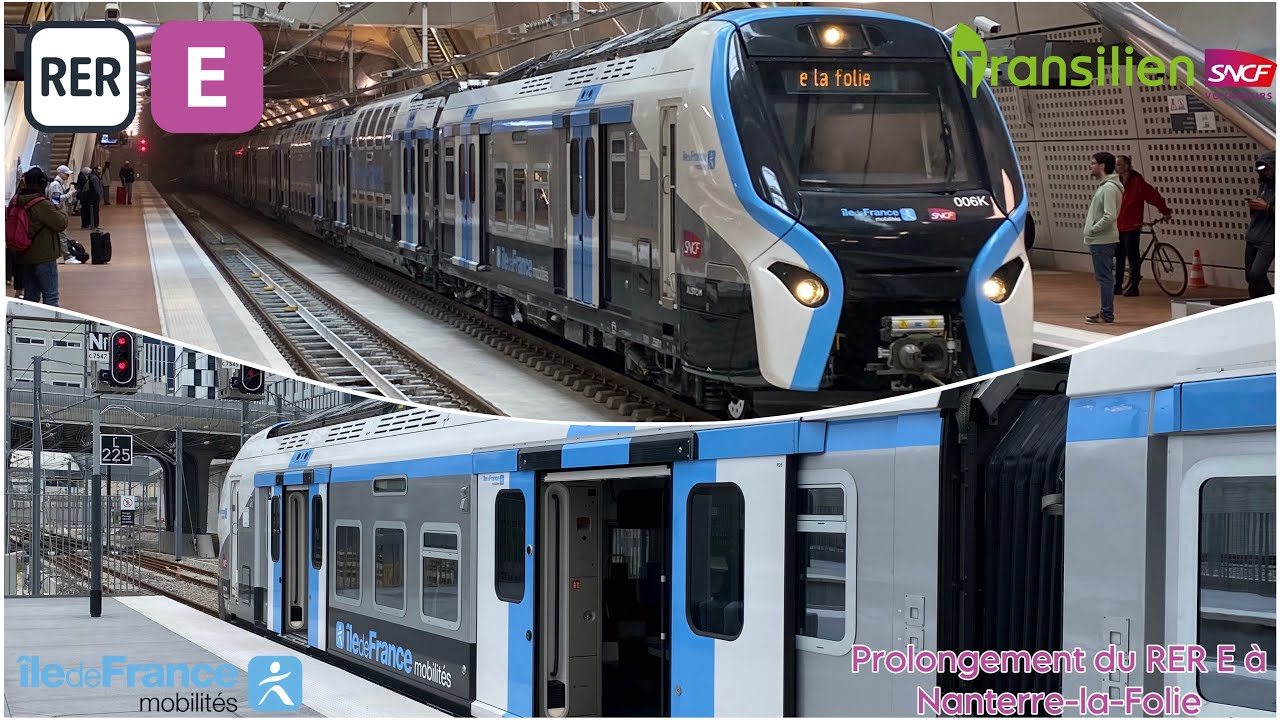 RER E : Le prolongement à Nanterre-la-Folie.