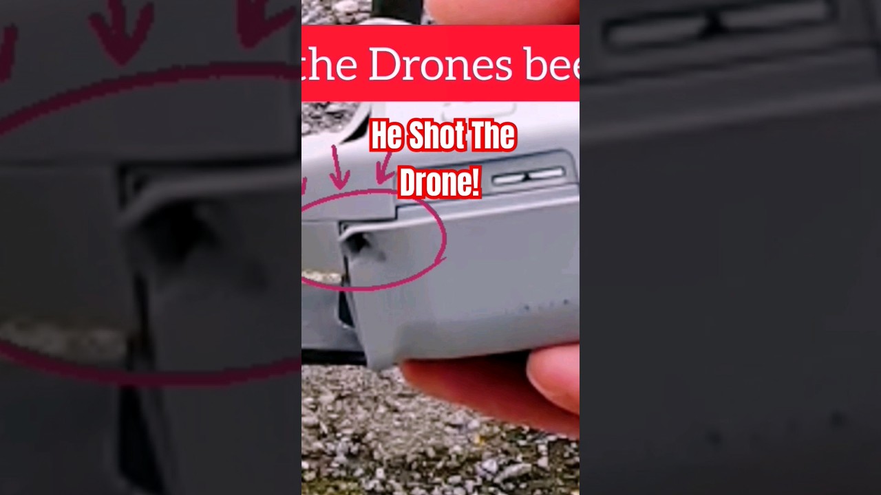 He Shot The Drone. #audit #police #industrial #shooting #mini3pro #industrial