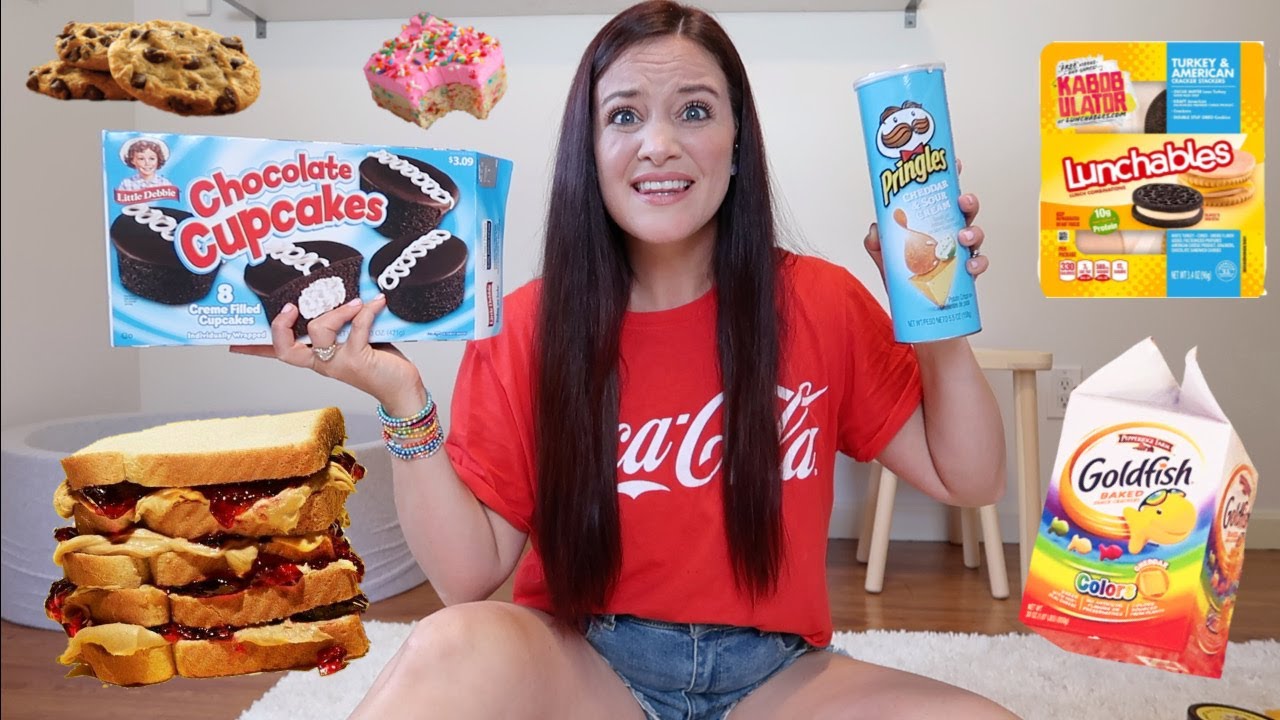 TEACHER TRIES YOUR STUDENTS FAVORITE SNACKS | LUNCHABLES. UNCRUSTABLES. CHEETOS. CUPCAKES. & MORE