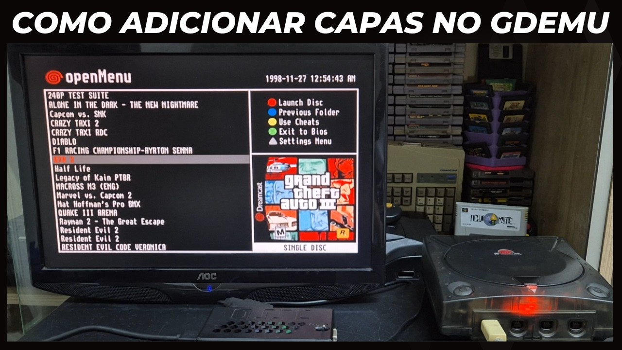 Como adicionar ou alterar as Capas dos jogos no GDEMU DREAMCAST