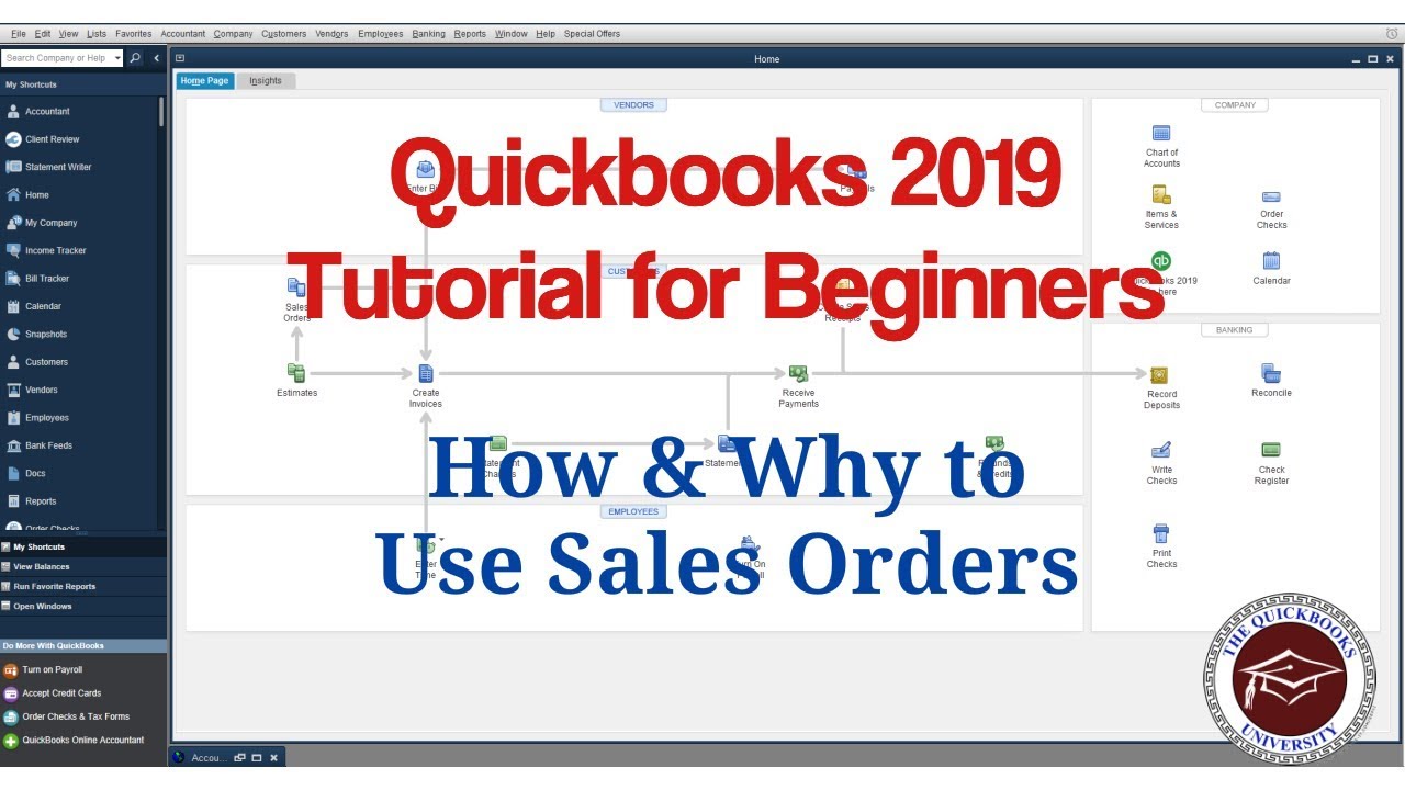 Учебное пособие Quickbooks 2019 для начинающих &mdash; как и зачем использовать заказы на продажу