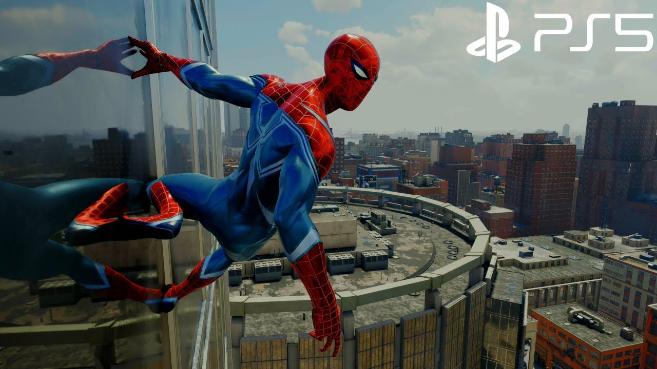 Spider-Man Remastered - Resilient Suit Free Roam Gameplay (Performance RT Mode)