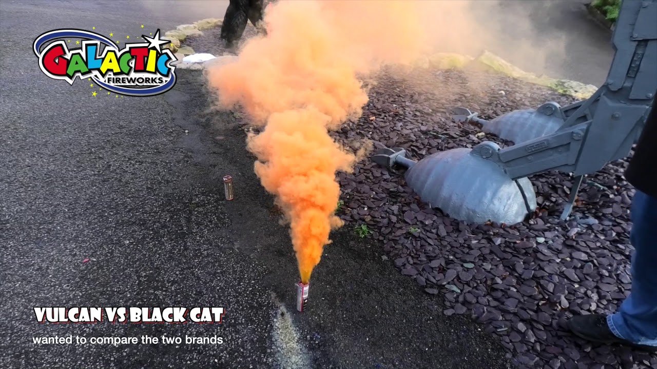 Smoke Grenade Battle Vulcan vs Black Cat