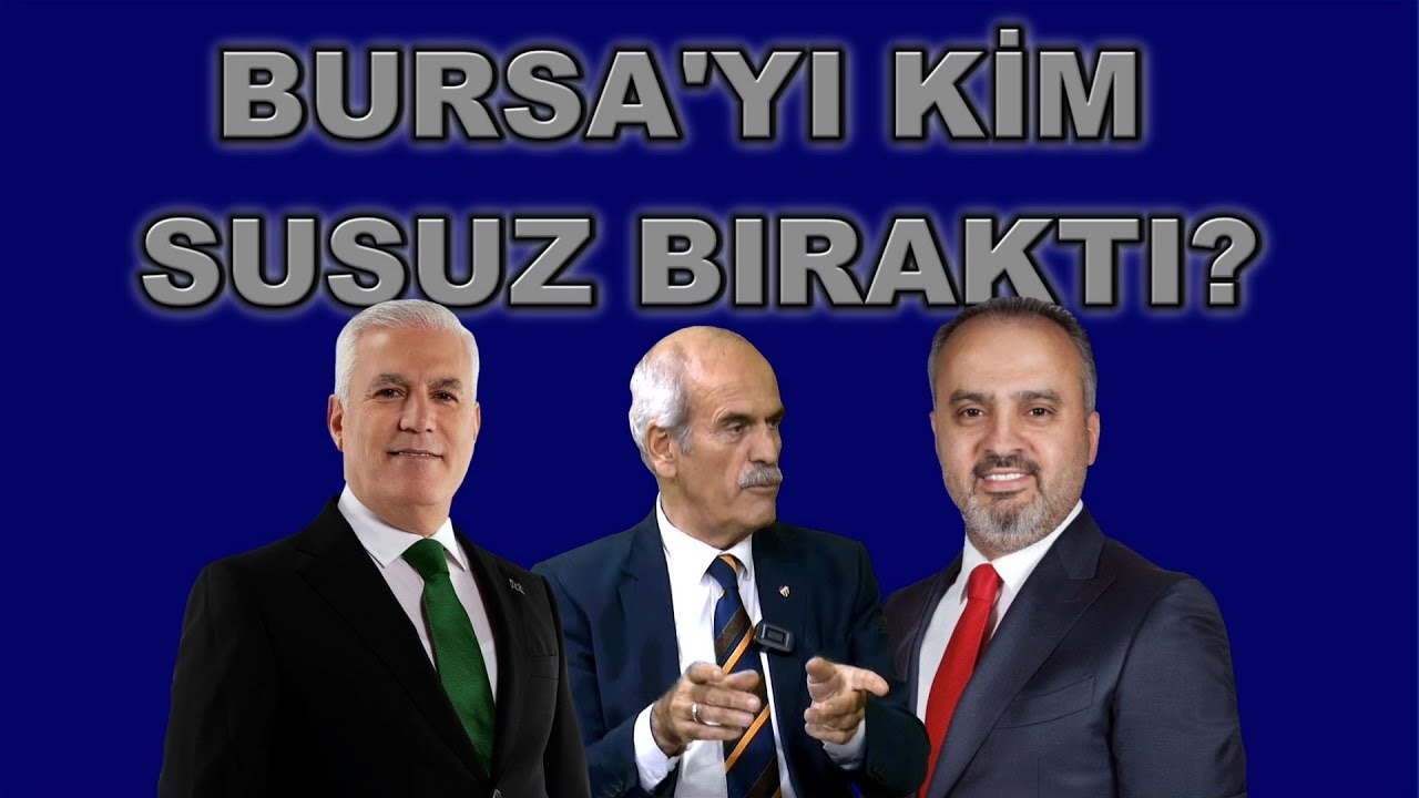Bursa'daki su kesintisi tartışmalarına son noktayı Recep Altepe koydu