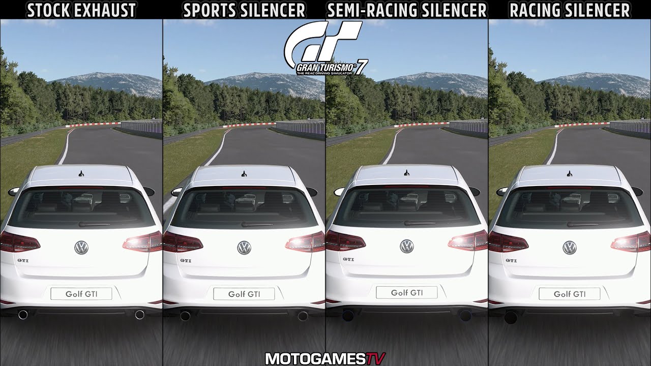 Volkswagen Golf VII GTI '14 | Gran Turismo 7 Exhaust Upgrades