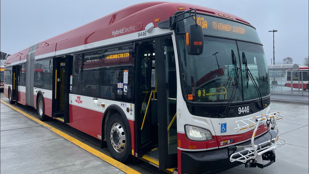 TTC 903 Kennedy-Scarborough Express Bus Ride: Scarborough Centre - Kennedy on New Flyer XDE60