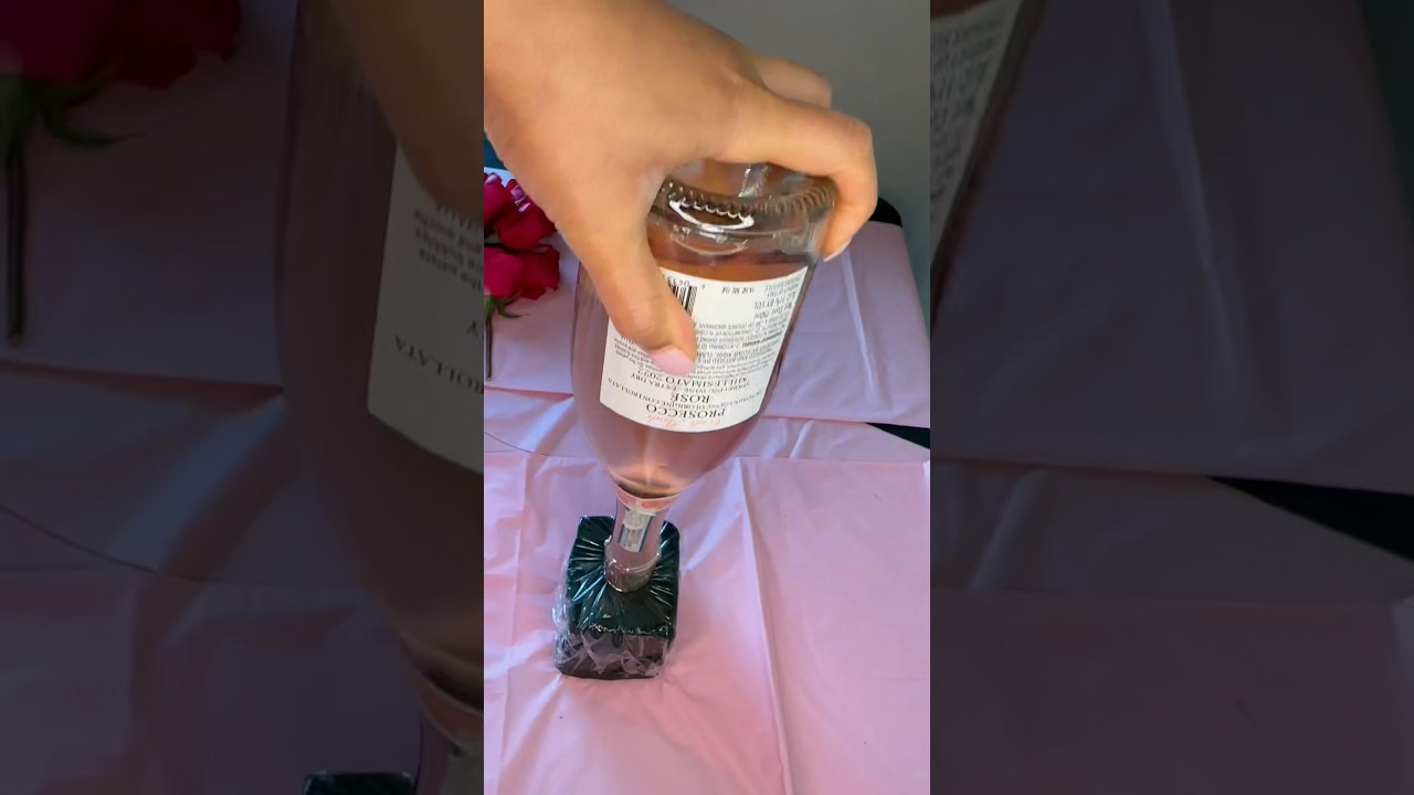 DIY Barbie Wine bottle  flower bouquet/centerpiece