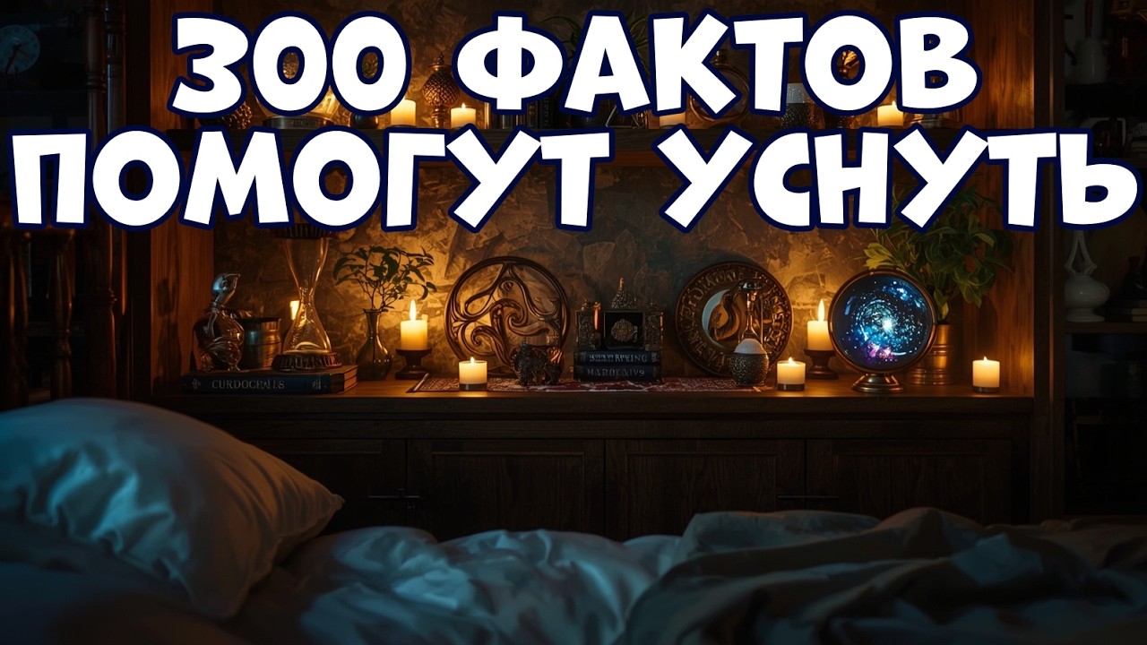 300 НЕВЕРОЯТНЫХ ФАКТОВ, КОТОРЫЕ ПОМОГУТ УСНУТЬ