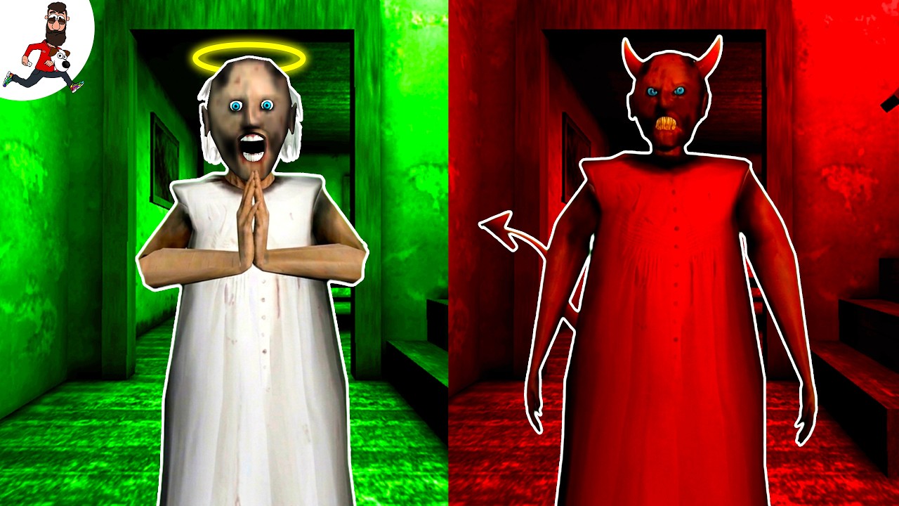 Angel Granny vs Demon Granny | Funny Horror Gameplay