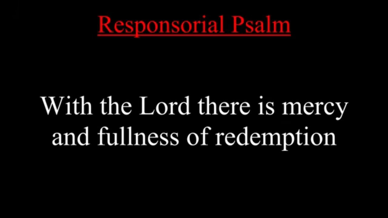 5th Sunday of Lent (2026) - Respond & Acclaim