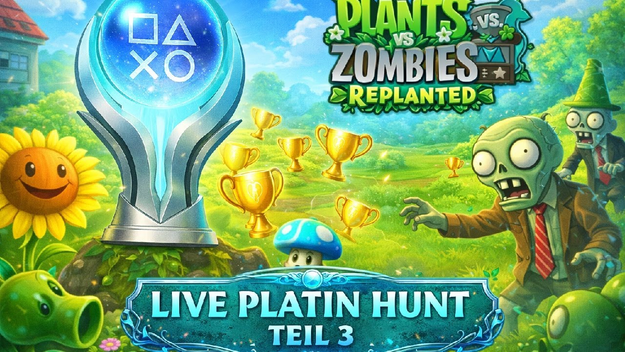 Plants vs. Zombies Replanted Platin Hunt #3 🌻🏆 – Der Garten eskaliert, die Platin rückt näher!