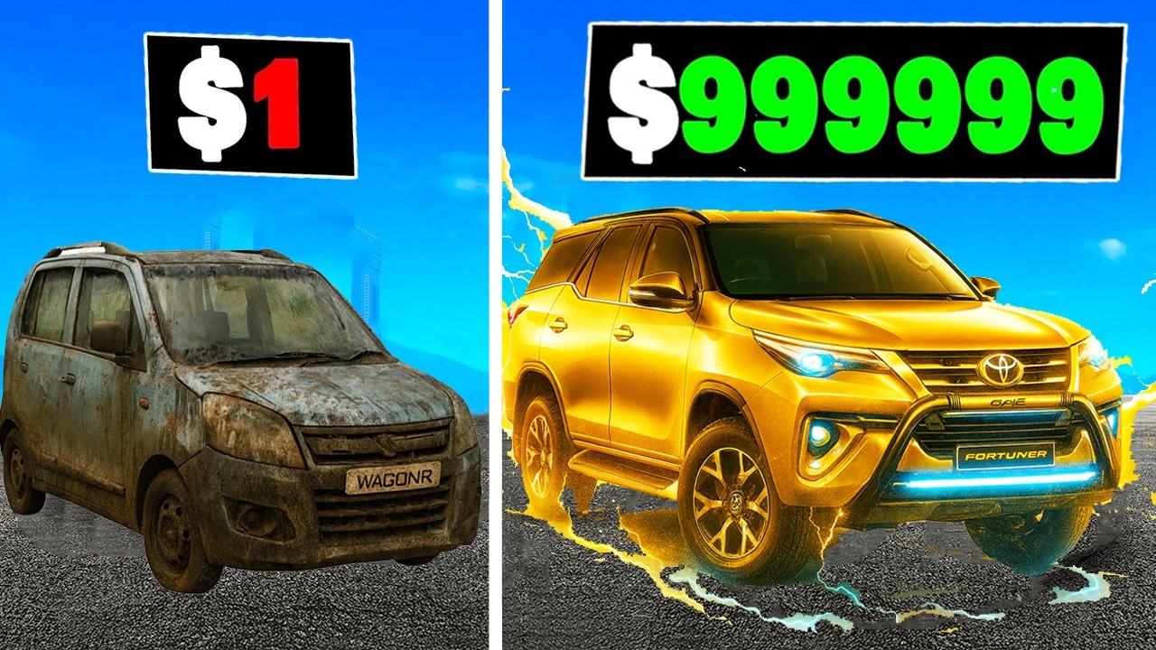 $1 to $1,000,000,000 FORTUNER in GTA 5!