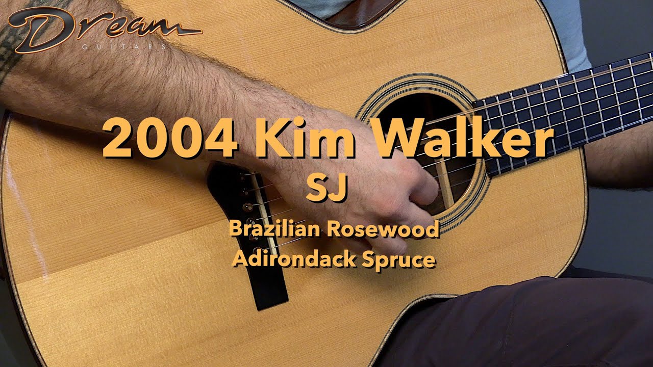Dream Guitars - 2004 Walker SJ, Brazilian Rosewood/Adirondack Spruce #guitardemo #dreamguitar