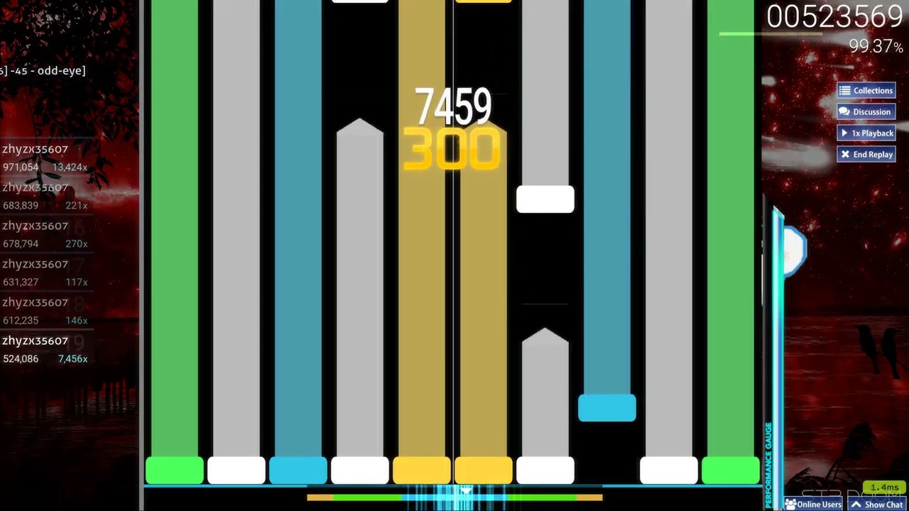 odd-eye 99% full combo(?)