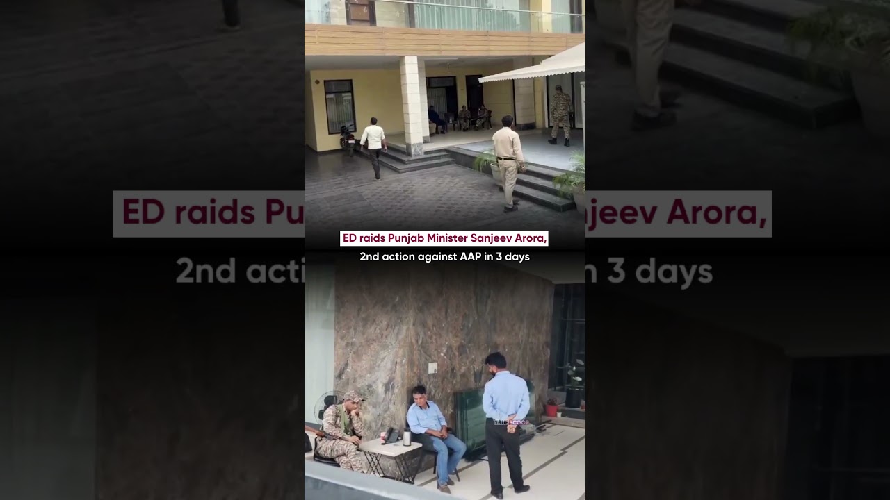 ED raids Punjab Minister Sanjeev Arora, 2nd action against AAP in 3 days