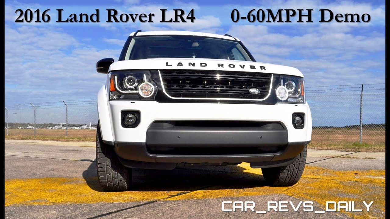 0-90 MPH Sprint - 2016 Land Rover LR4 3.0 Supercharged