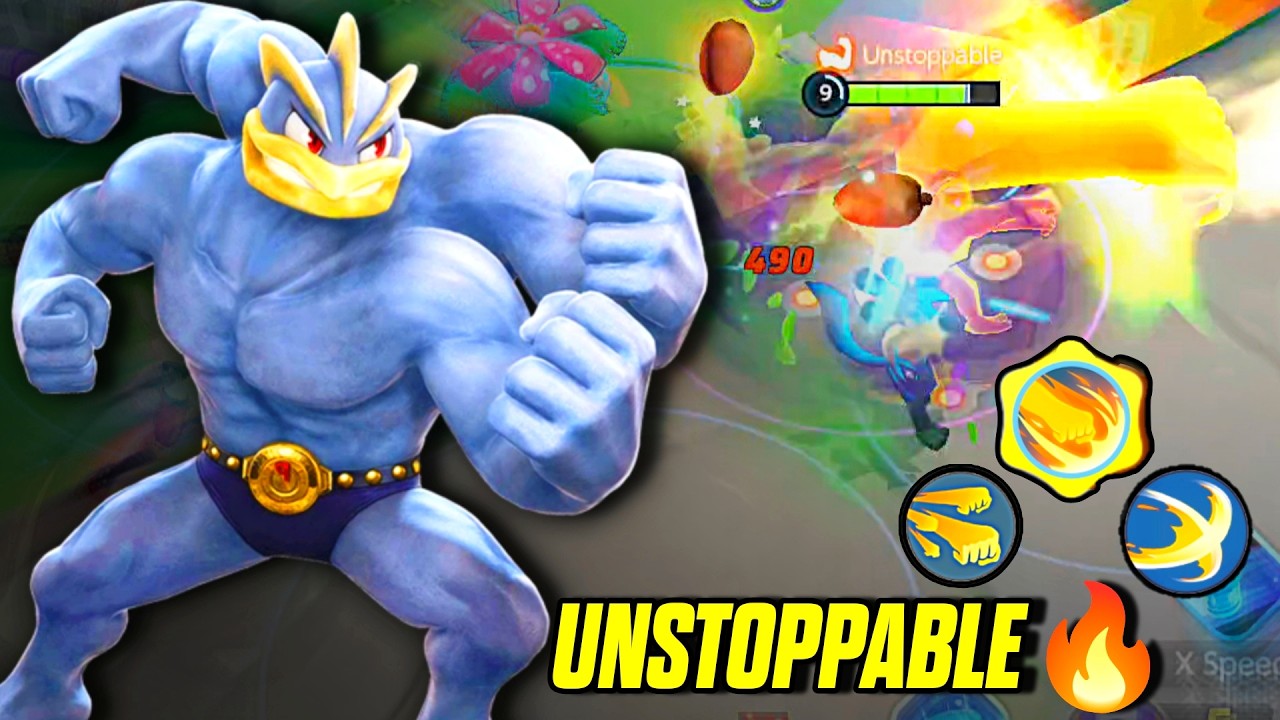 Machamp Ranked Gameplay🔥 | Unstoppable Close Combat | Pokémon Unite.