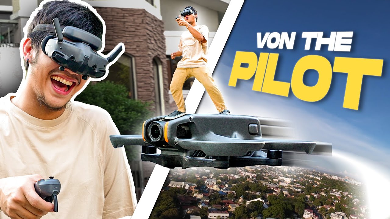 MAGPALIPAD NG EROPLANO SA BG HOUSE - VON THE PILOT