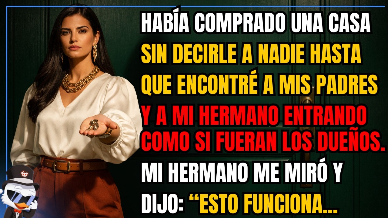 Había comprado una casa sin decirle a nadie… hasta que encontré a mis padres y a mi hermano...